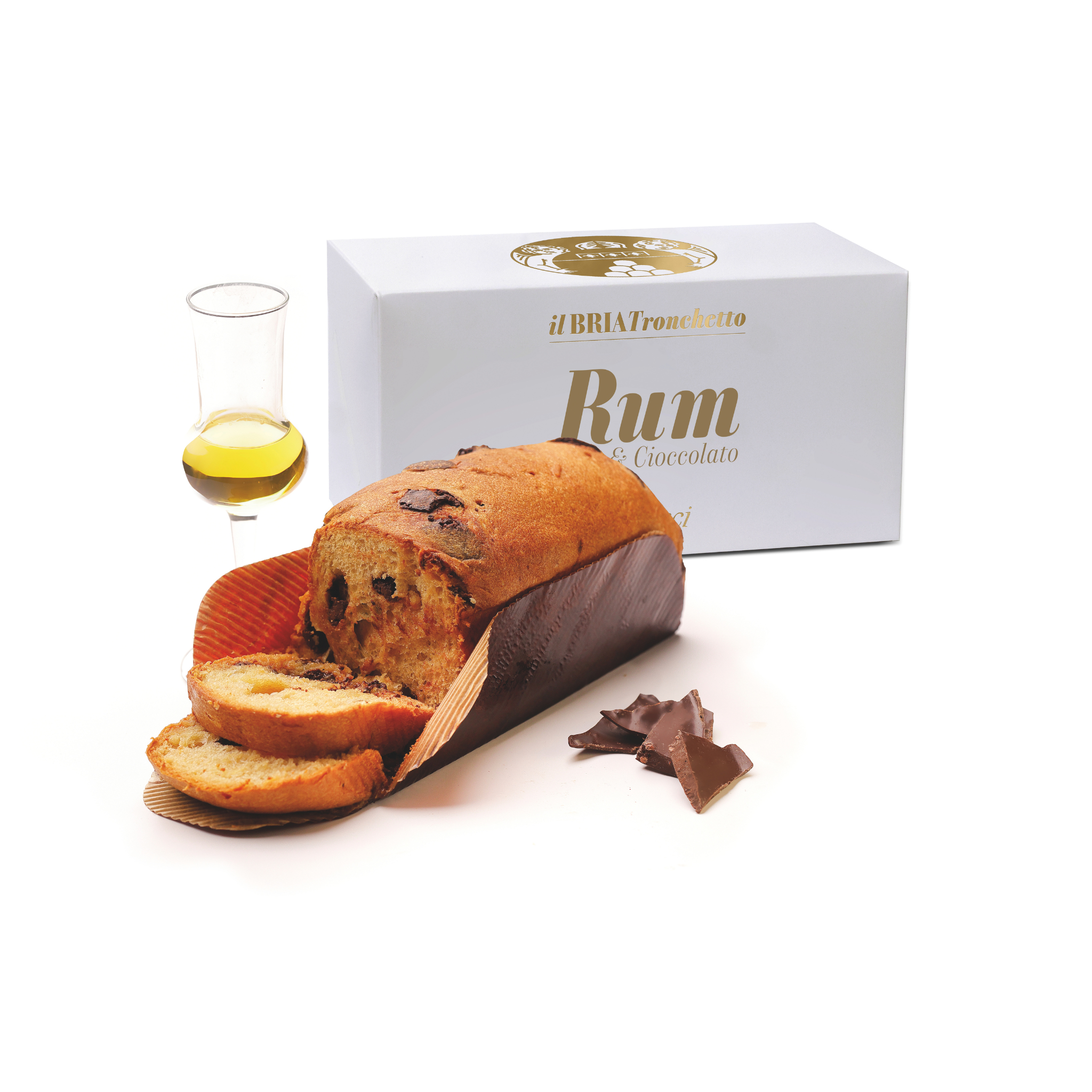 Il BRIA Tronchetto Rum & Cioccolato Fondente 500g