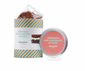 Mezzasoma - KIT DI PREPARAZIONE - Biscotti al cacao  - Cioccolata in tazza